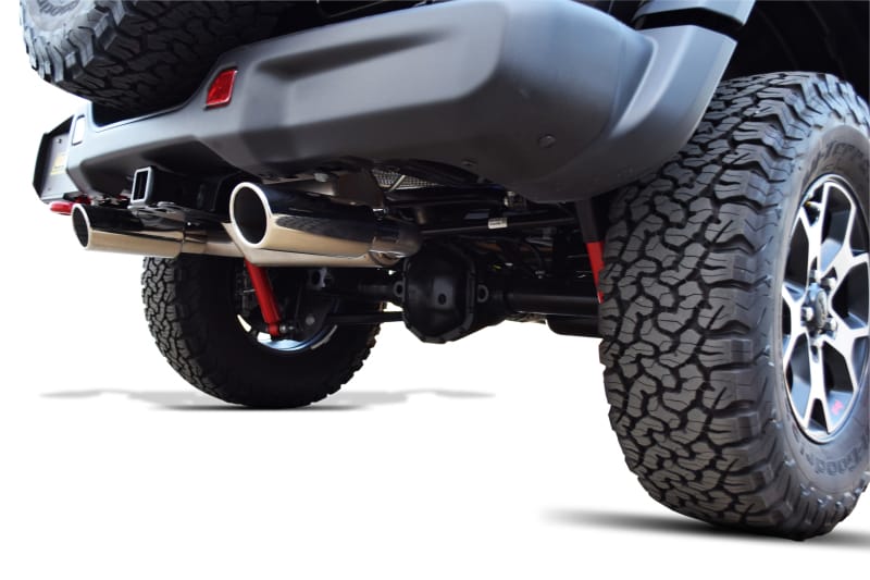 Gibson 18-22 Jeep Wrangler JL Sport 3.6L 2.5in Cat-Back Dual Split Exhaust - Stainless thumbnail 2
