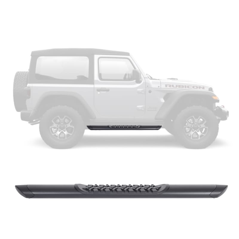 Go Rhino V-Series V3 Side Step - Universal 52in. (Fits 4DR) - Tex. Blk thumbnail 4