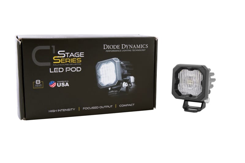 Diode Dynamics Stage Series C1 LED Pod - White SAE Fog Standard ABL Each thumbnail 3