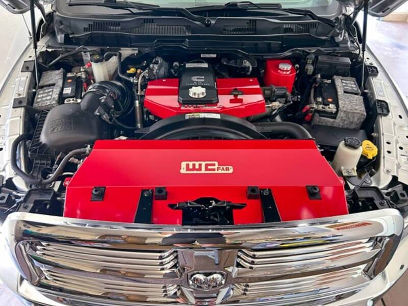 Wehrli 13-18 Cummins Fabricated Aluminum Radiator Cover - Bengal Grey thumbnail 3