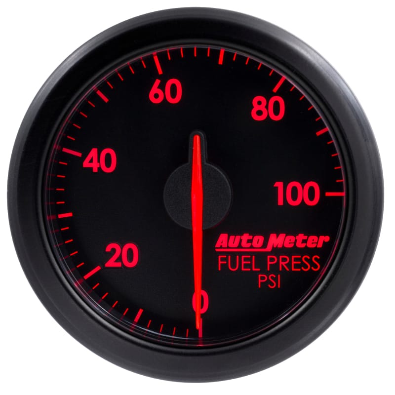 Autometer Airdrive 2-1/6in Fuel Pressure Gauge 0-100 PSI - Black thumbnail 6