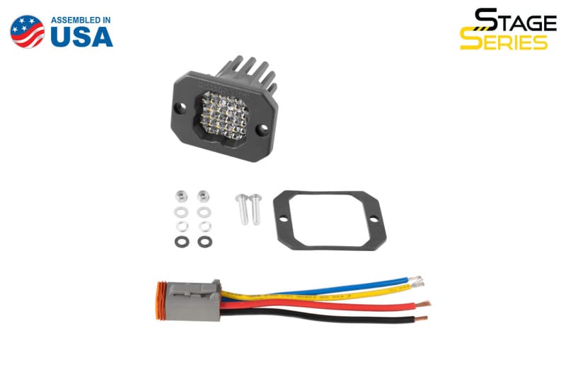 Diode Dynamics Stage Series C1R - White Flood Flush Mount LED Pod (one) thumbnail 2