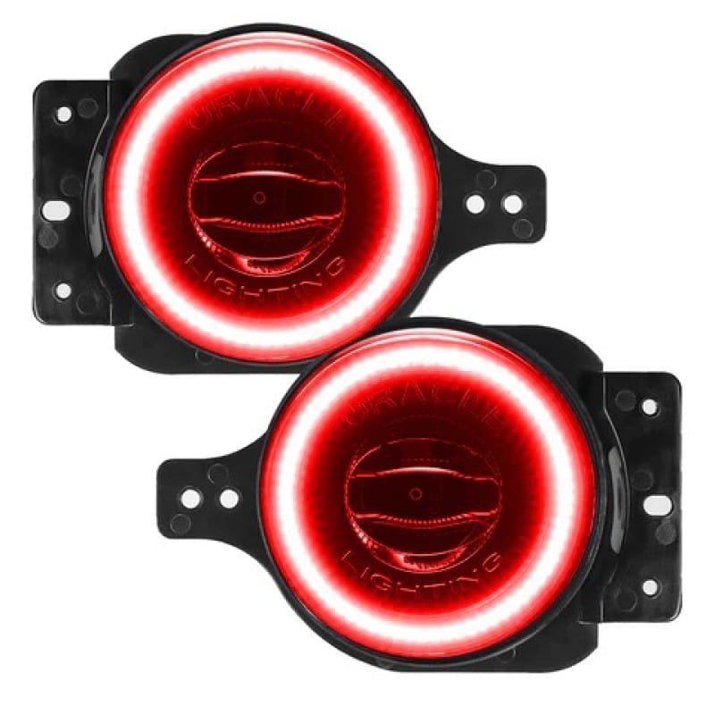 Oracle Jeep Wrangler JL/Gladiator JT Sport High Performance W LED Fog Lights - Red thumbnail 2