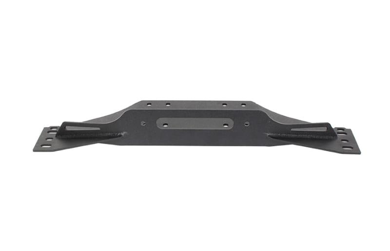 Fishbone Offroad 97-06 Jeep Wrangler TJ Winch Plate Steel - Black Textured Powdercoat Piranha Series thumbnail 2