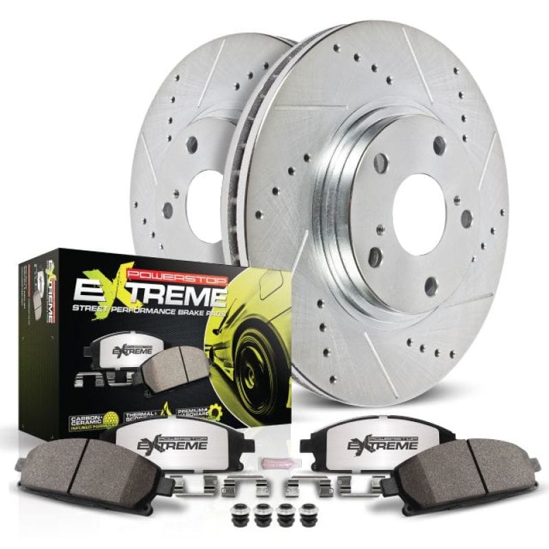 Power Stop 91-96 Dodge Stealth Front Z26 Street Warrior Brake Kit thumbnail 2