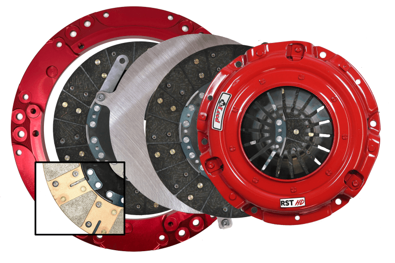 McLeod Racing RST HD Twin - For Large Diameter Flywheel - Red Ring - 1-3/16 x 18 Spline