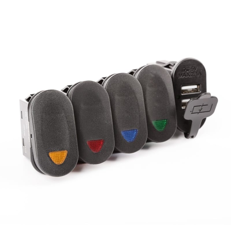 Rugged Ridge Lower Switch Panel Kit 11-18 Jeep Wrangler JK/JKU thumbnail 2