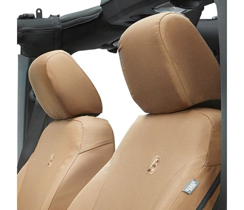Bestop 13-18 Jeep Wrangler JK Front Seat Covers (Tan) thumbnail 2