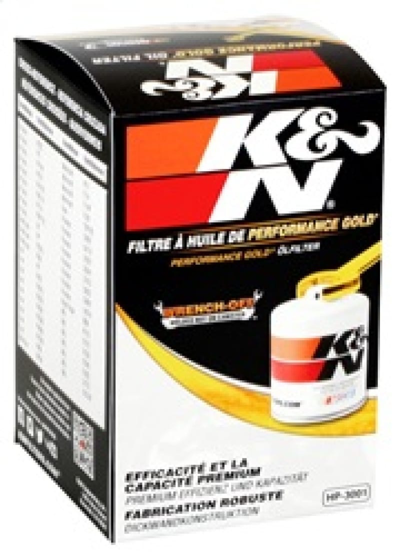 K&N Oil Filter OIL FILTER; AUTOMOTIVE - HP-3001 thumbnail 2