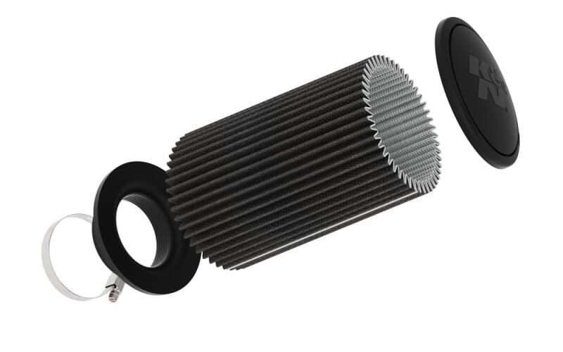 K&N Universal Clamp-On Air Filter 3-1/2in Flange ID 6in Base 5-1/4in Top 9in Height thumbnail 3