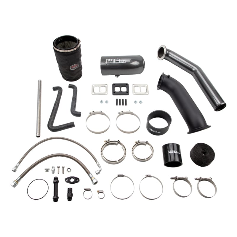 Wehrli 04.5-07 Dodge 5.9L Cummins S400 Turbo 2nd Gen Swap Kit (No Turbo/Manifold) - Gloss Black thumbnail 3