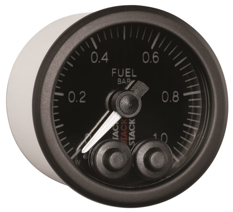 Autometer Stack 52mm 0-1 Bar M10 Male Pro-Control Fuel Pressure Gauge - Black thumbnail 7