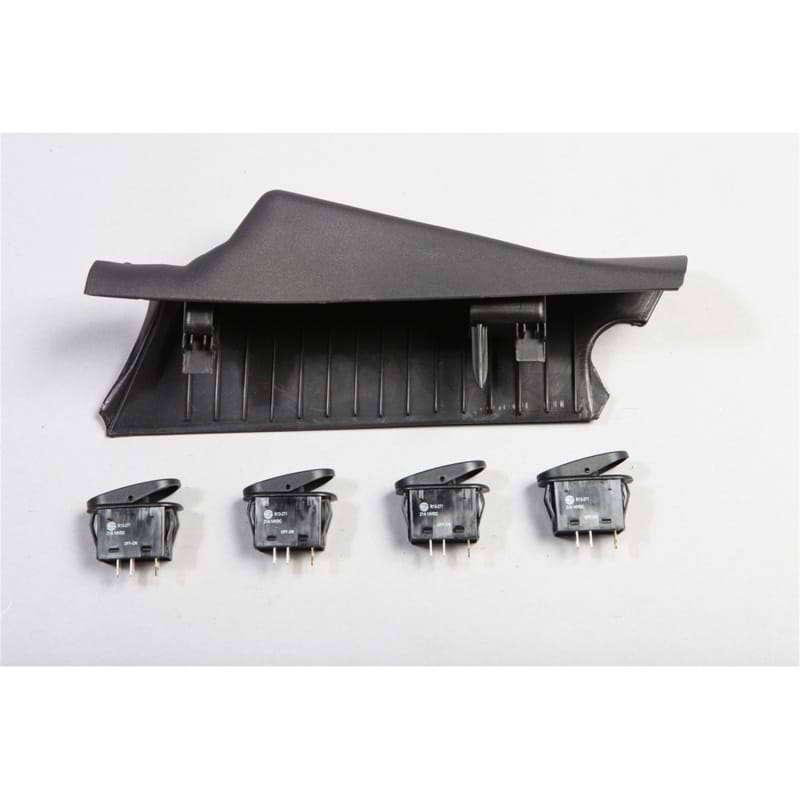Rugged Ridge A-Pillar 4 Switch Pod Black RHD 11-18 Jeep Wrangler JK - 17235.97