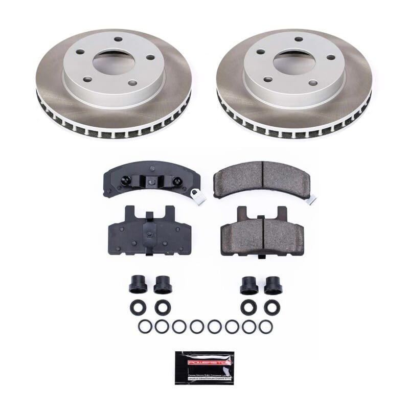 Power Stop 94-99 Dodge Ram 1500 Front Semi-Coated Rotor Kit - SC2126