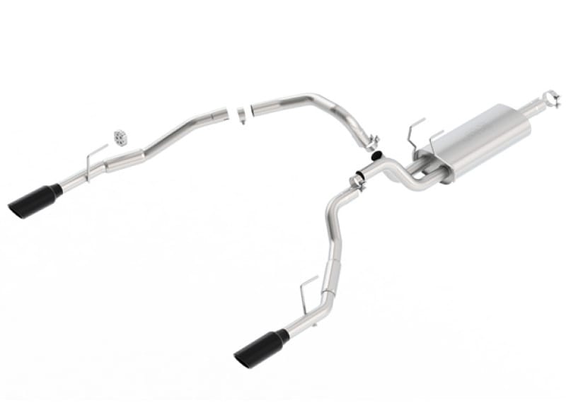 Borla 09-17 Dodge Ram 1500 5.7L V8 3in to Dual 2.5in Single Round Rolled Angle-Cut S-type Exhaust thumbnail 3