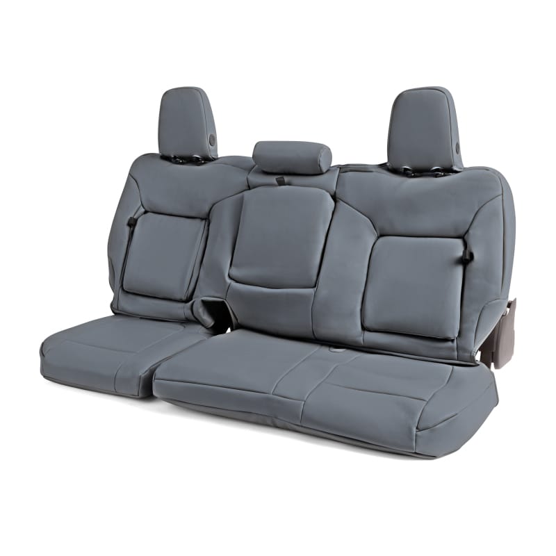 Covercraft 13-18 Dodge Ram Leatherette PrecisionFit Custom Front Row Seat Covers - Med Grey