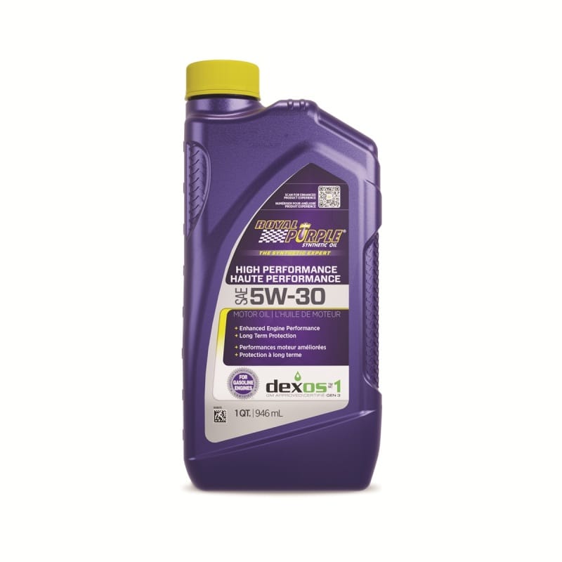 Royal Purple Synthetic High Performance 5W30 Motor Oil (Canada) - 1 Quart thumbnail 2