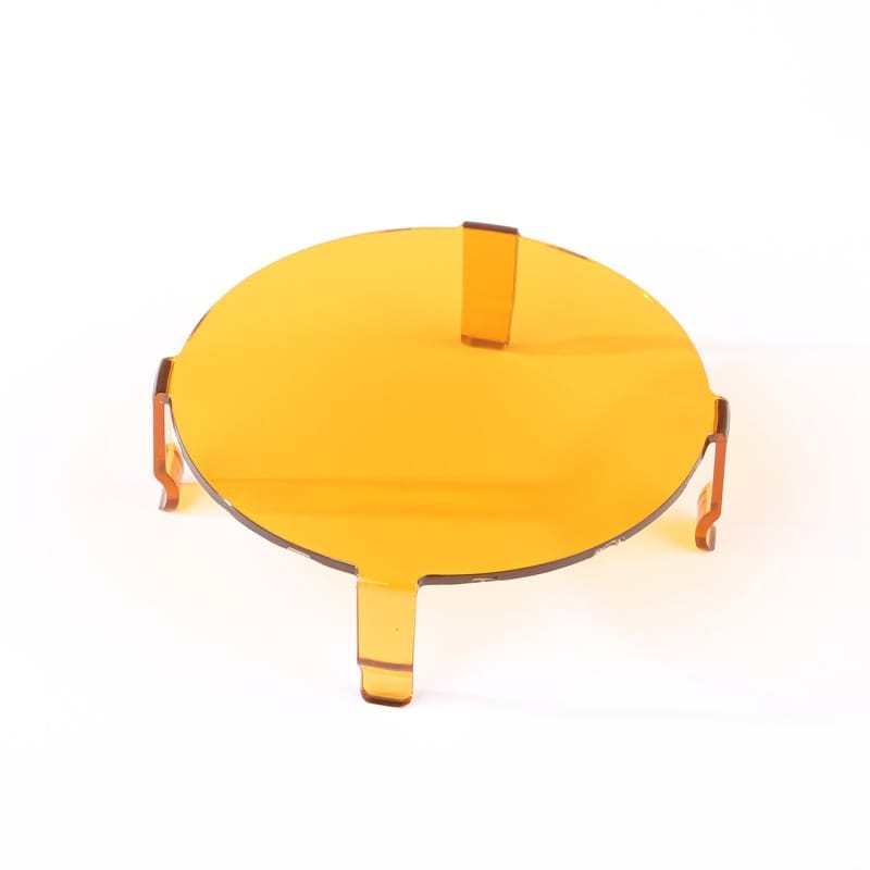 Rugged Ridge 3.5in LED Light Cover Round Amber thumbnail 2
