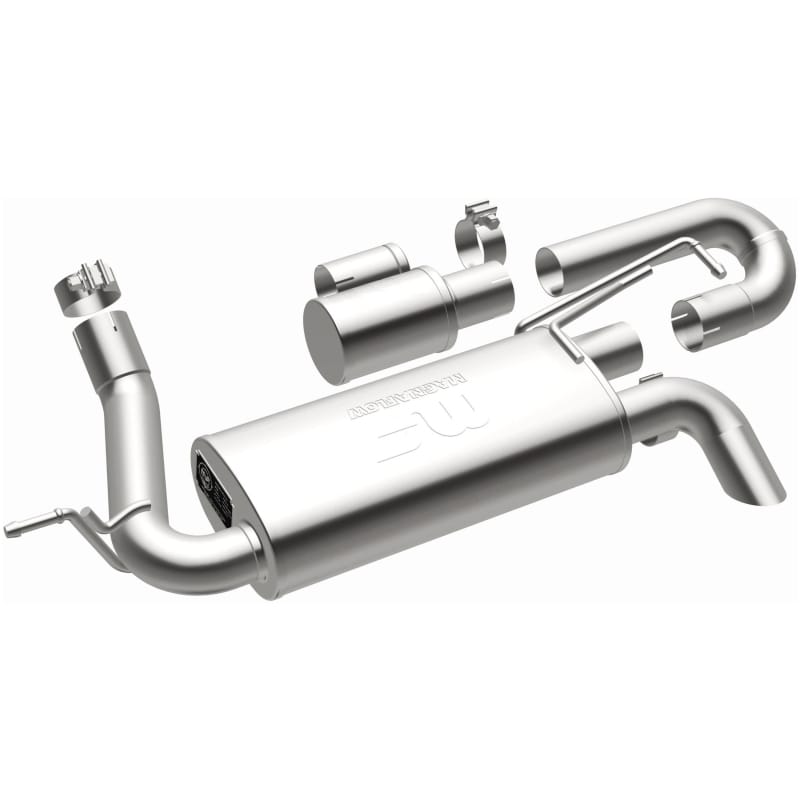 MagnaFlow 07-18 Jeep Wrangler JK Overland Series Axle-Back Exhaust System thumbnail 5