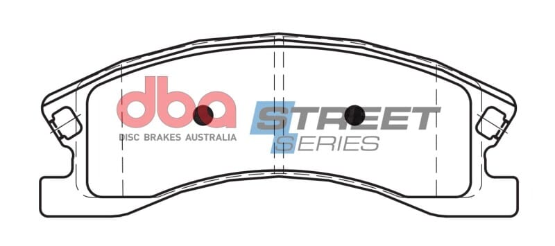 DBA 99-04 Jeep Grand Cherokee Street Series Front Brake Pads thumbnail 2