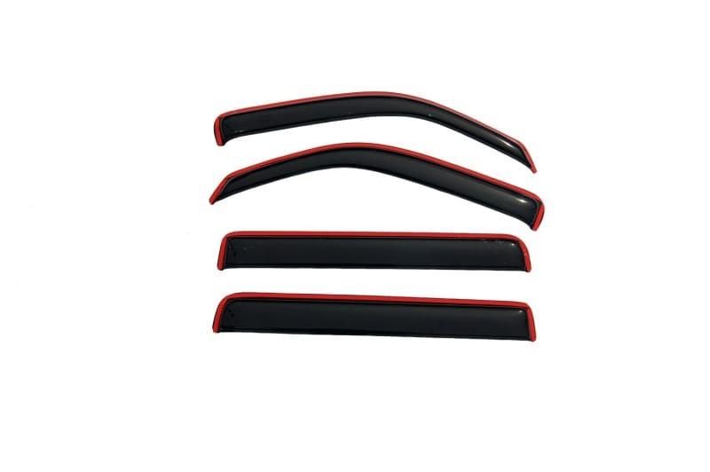 AVS 07-11 Dodge Nitro Ventvisor In-Channel Front & Rear Window Deflectors 4pc - Smoke thumbnail 4