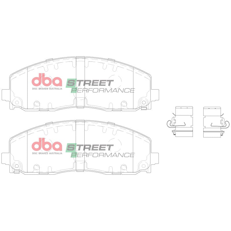DBA 20-25 Jeep Gladiator Sport Front SP Performance Brake Pads thumbnail 2