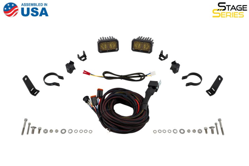 Diode Dynamics Stage Series 1 1/2 In Roll Bar Chase Light Kit SSC2 Pro - Yellow (Pair) thumbnail 7