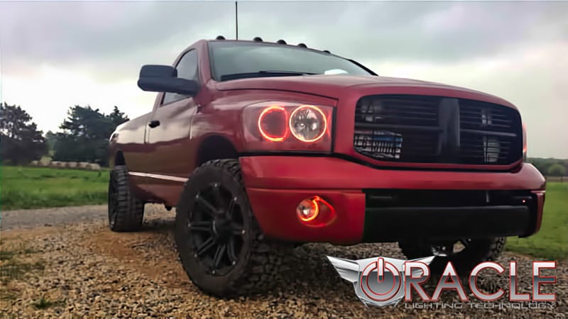 Oracle Dodge Ram 06-08 Halo Kit - ColorSHIFT thumbnail 3