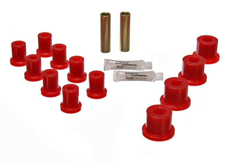 Energy Suspension Jeep Spring Bushing Set - Red - 2.2116R