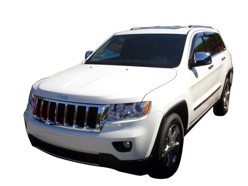 AVS 11-18 Jeep Grand Cherokee Ventvisor Outside Mount Window Deflectors 4pc - Smoke thumbnail 2
