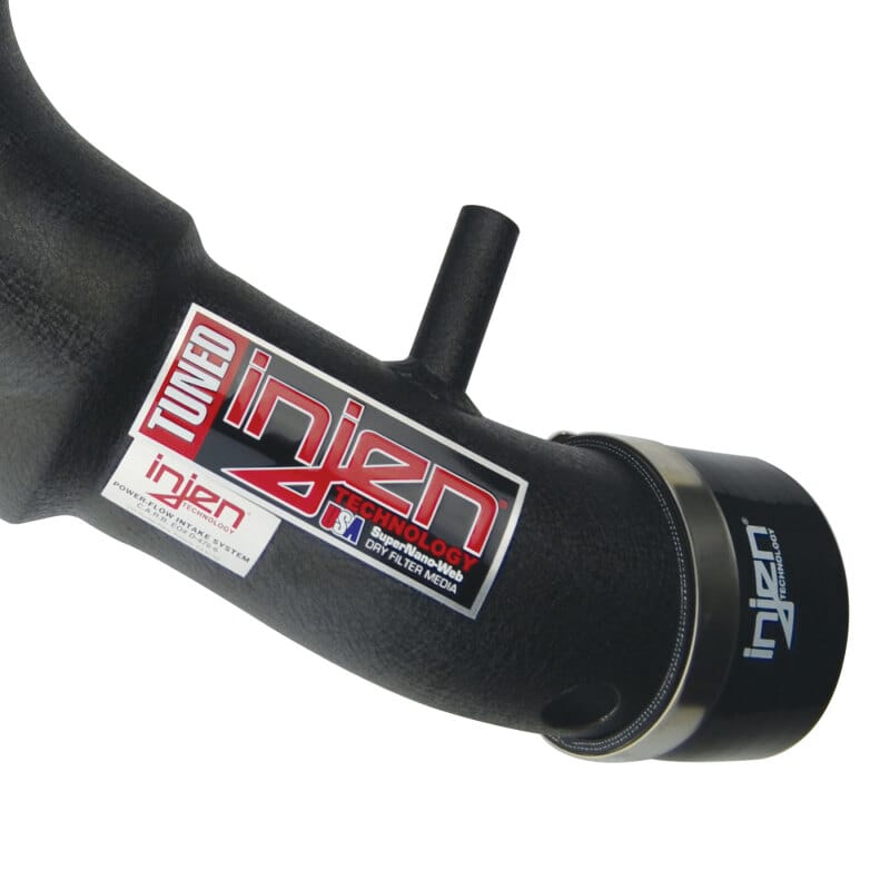 Injen 07-09 Wrangler 3.8L V6 w/ Box Wrinkle Black Power-Flow Air Intake System thumbnail 4