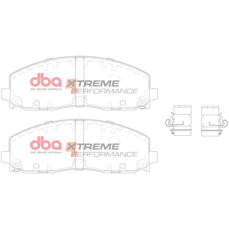 DBA 18-22 Jeep Wrangler JL Front XP Performance Brake Pads thumbnail 2