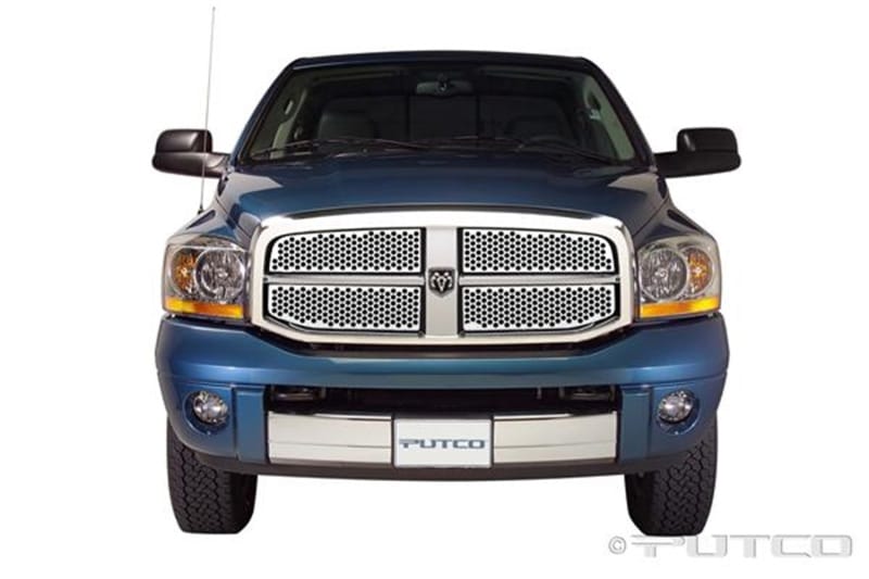 Putco 06-08 Ram 1500/2500/3500 - Replacement Punch Stainless Steel Grilles thumbnail 2