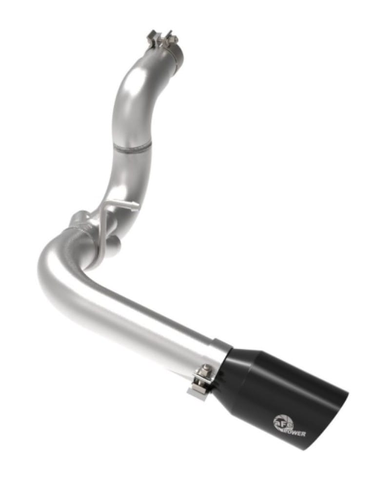 aFe 20-21 Jeep Wrangler Large Bore-HD 3in 304 Stainless Steel DPF-Back Exhaust System - Black Tip thumbnail 2