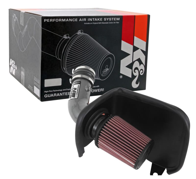 K&N Perf. Intake Kit Jeep Cherokee V6 3.2L F/I 19-22 High Flow CAI thumbnail 4