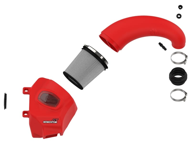 aFe Momentum GT Pro DRY S Intake System Red Edition 19-23 Dodge RAM 1500 V8-5.7L HEMI thumbnail 2
