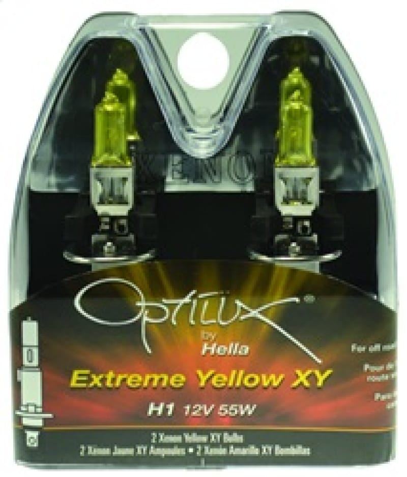 Hella Optilux H1 12V/55W XY Yellow Bulb thumbnail 2