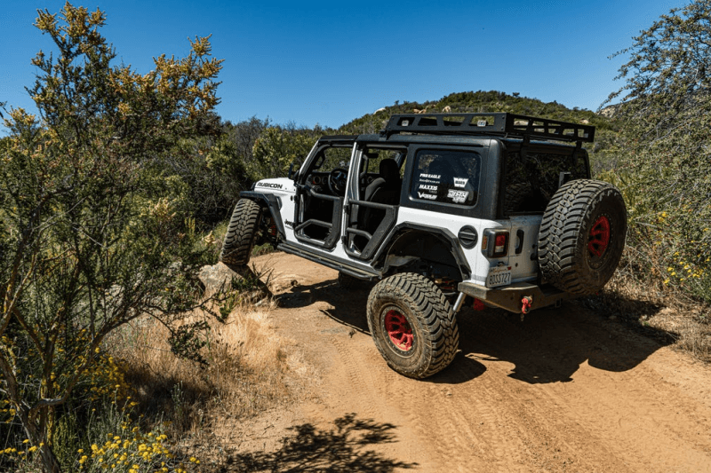 Body Armor 4x4 2018+ Jeep Wrangler JL Gladiator JT Tube Doors Rear Pair thumbnail 2