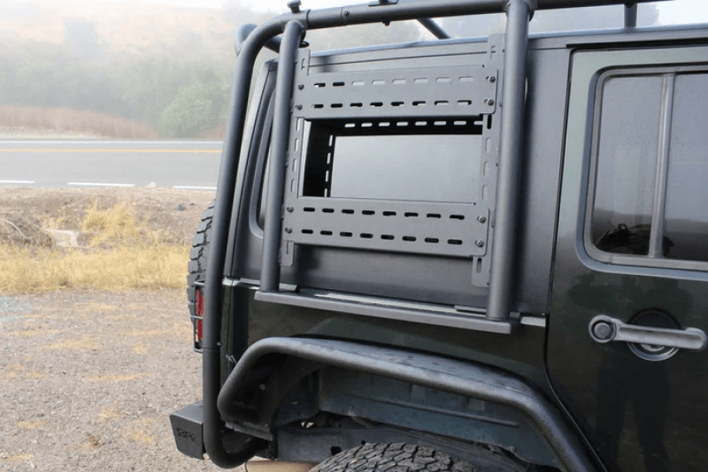 Body Armor 4x4 07-18 Jeep Wrangler JK 2 &4 Door Cargo Roof Rack Accessory Mount thumbnail 2