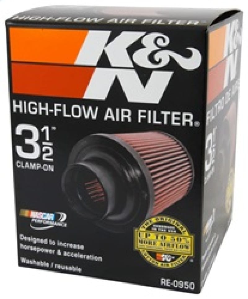 K&N Universal Rubber Filter 3 1/2inch ID FLG / 6inch Base / 4-5/8inch Top / 6inch Height thumbnail 4