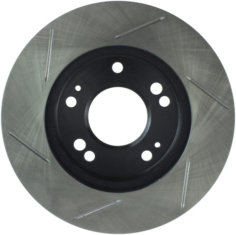 StopTech Power Slot 4/89-00 Mitsubishi Eclipse GST / 2/98-01 Galant 4 cyl Slotted Left Front Rotor thumbnail 2