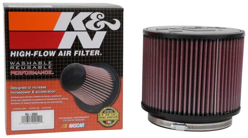 K&N Universal Rubber Filter 6in Flange ID / 7.5in OD / 6in Height / Round Straight thumbnail 4
