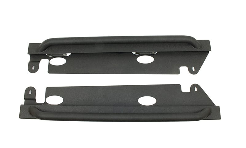 Fishbone Offroad 07-18 Jeep Wrangler JK 2 Door Rubicon Steel Rock Slider - Black Textured Powdercoat thumbnail 2