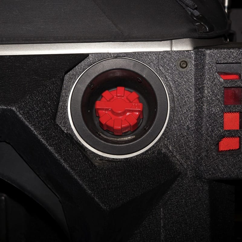 Rugged Ridge 07-20 Jeep Wrangler JK/JL / 2020 Gladiator JT Red Aluminum Elite Fuel Cap thumbnail 3