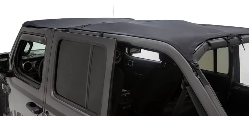 Rugged Ridge 18-22 Jeep Wrangler JL Unlimited (4-Door) Voyager Savannah Brief Top - Black thumbnail 3
