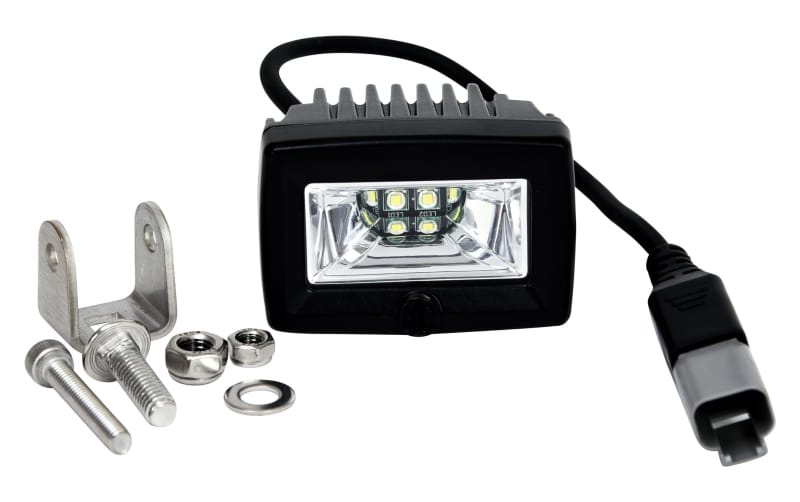 KC HiLiTES C-Series 2in. C2 LED Light 20w Area Flood Beam (Pair Pack System) - Black thumbnail 2