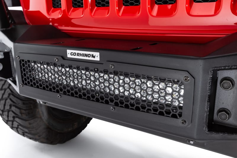 Go Rhino 07-20 Jeep Wrangler JL/JLU/JK/JKU/Gladiator JT Rockline Full Width Bumper thumbnail 4