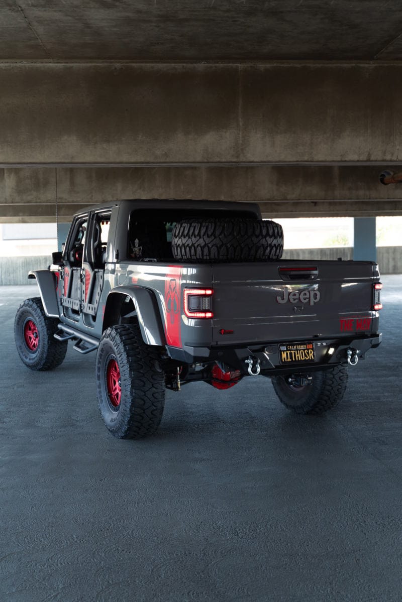 DV8 Offroad 20-23 Jeep Gladiator JT FS-15 Series Rear Bumper thumbnail 2