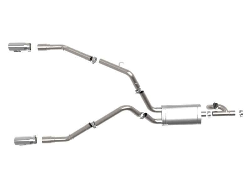 aFe 09-18 Ram 1500 V8 5.7L Hemi Gemini XV 3in 304 SS Cat-Back Exhaust w/ Polished Tips thumbnail 3