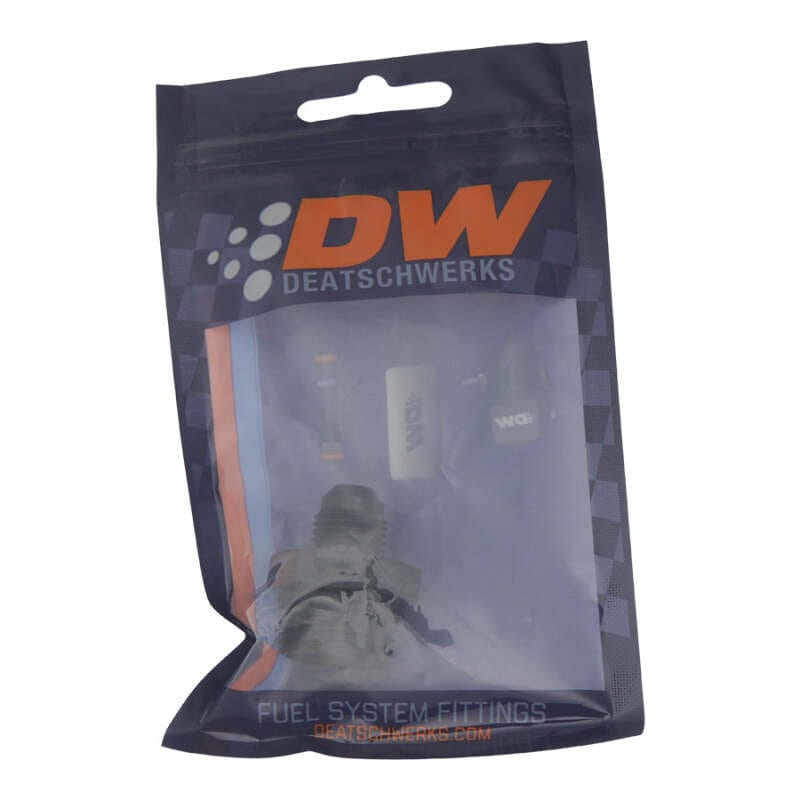 DeatschWerks 10AN ORB Male to 6AN Male Flare Adapter (Incl O-Ring) - Anodized Matte Black thumbnail 2